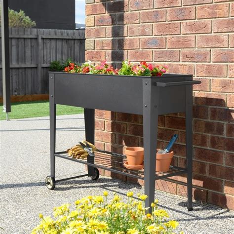 metal planter boxes bunnings|bunnings planter boxes on legs.